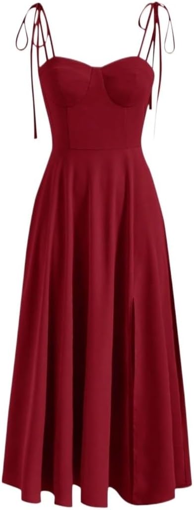 Women's 2025 Casual Cami Slip Dress Long Cami Dress