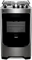 Fogão Consul 4 bocas cor Inox com acendimento automático - CFO4NAR BIVOLT