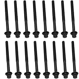 Head Bolt Kit ES72366 Compatible with 3.3L 3.5L 3.8L G6DA G6DB V6 Engine for Azera Sonata Sedona