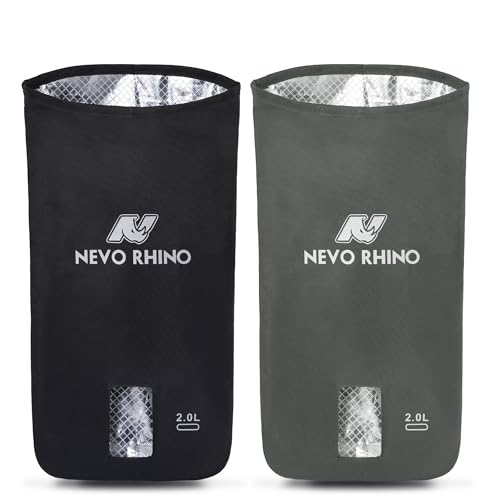 N NEVO RHINO 2PCS Water Bladder Insulator Bag Protective Cooler Bag for 2L Hydration Bladder Insulated Water Bladder Sleeve Keeps Water Cool & Protects Bladders Bladder is NOT Included