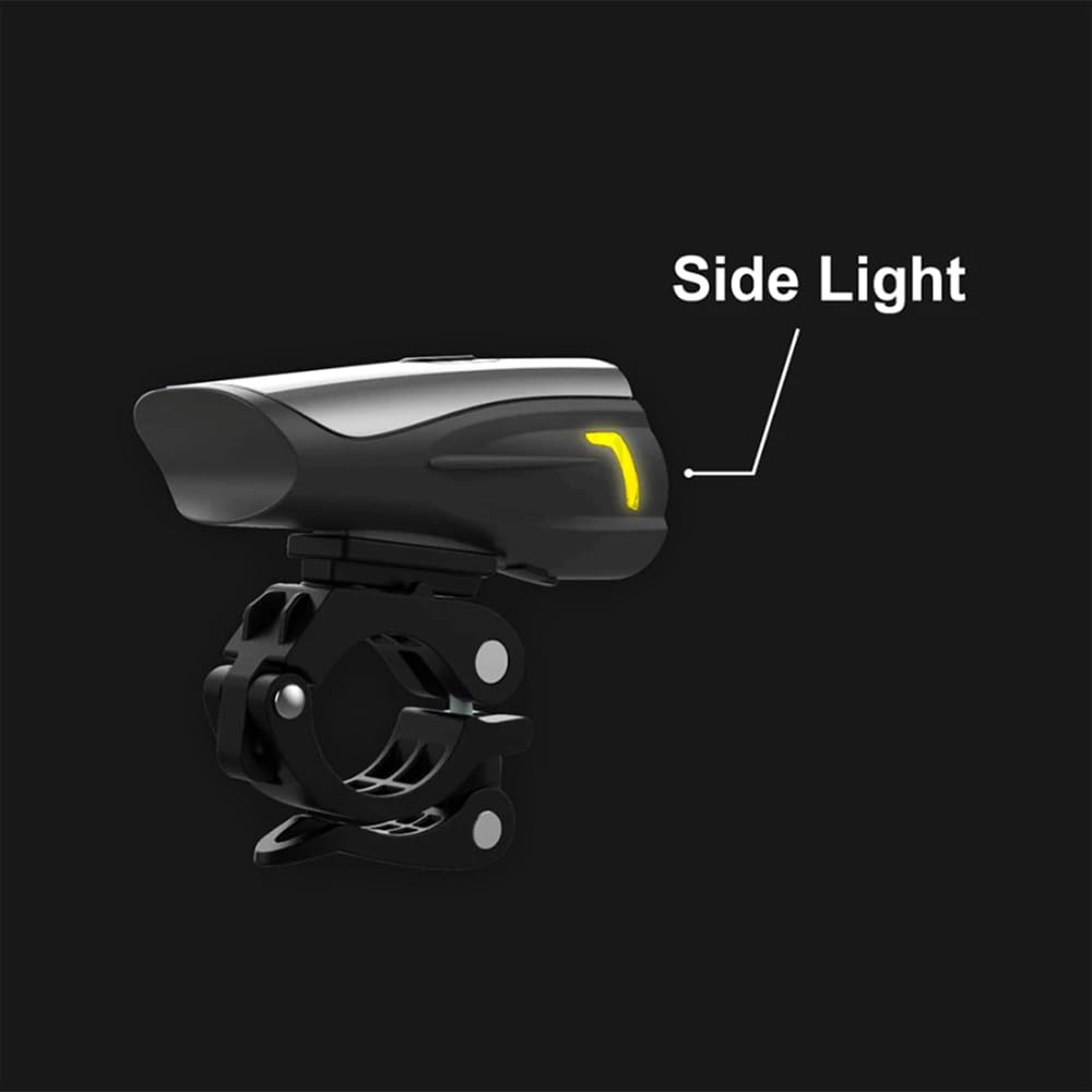 Éclairage Avant de vélo, Phare Avant de vélo, Lampe LED Rechargeable USB, feu arrière de vélo, Lampe Torche de vélo