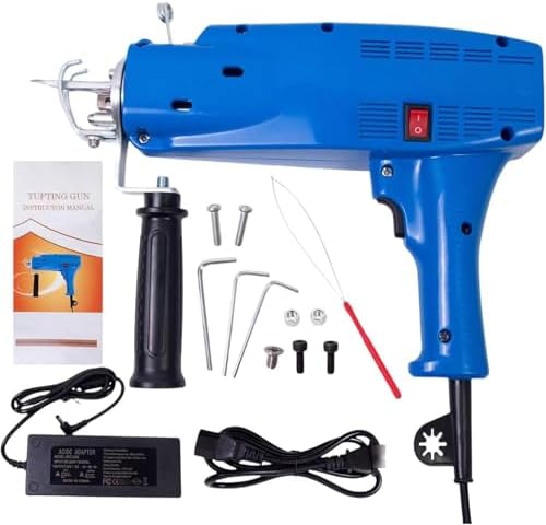 Electric Carpet Tufting Gun, High-Speed Weaving Tool, Speed Control, Suitable for DIY Carpet, Rug, and Wall Decoration Making.