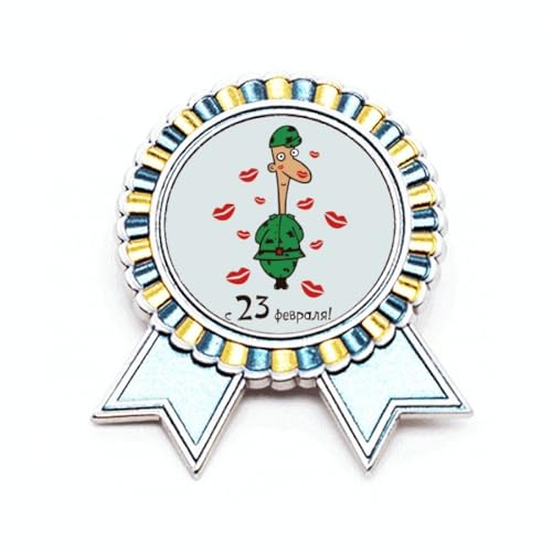 Winner Award Medal Broche Homme Soldat Russie Kiss