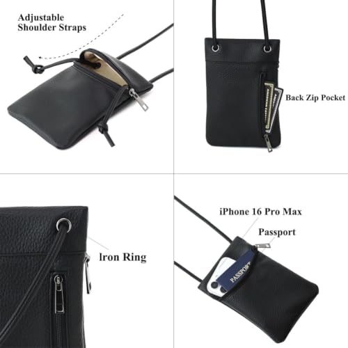 Image of Small Crossbody Women Cell Phone Purse Wallet Bag With Shoulder Strap