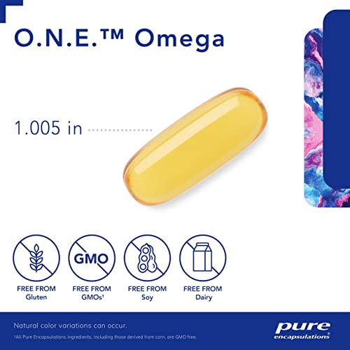 Pure Encapsulations O.n.e. Omega | Fish Oil Supplement For Heart Health, Joints, Skin, Eyes, And Cognition* | 30 Softgel Capsules #TOP3