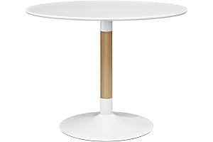 Modway Whirl 40 Inch Round White Dining Table