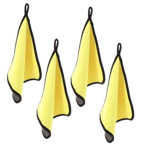 NULYLU Professional Billiards Cleaning Towel Set 4 Pack Shaft Snooker Stick Towel Fleece Material