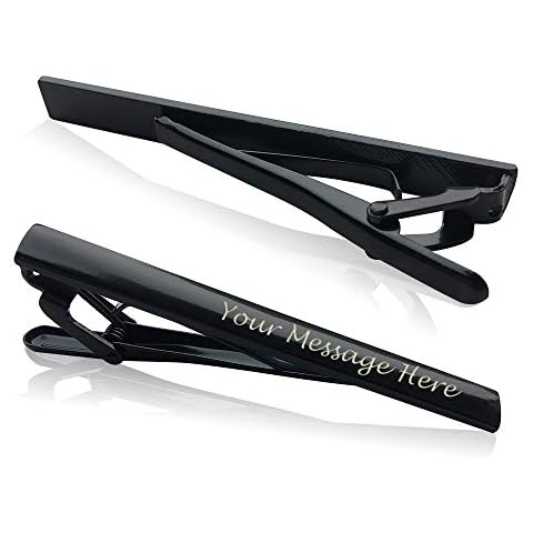 Personalised Engraved Tie Bar Clip for Gifts Cover