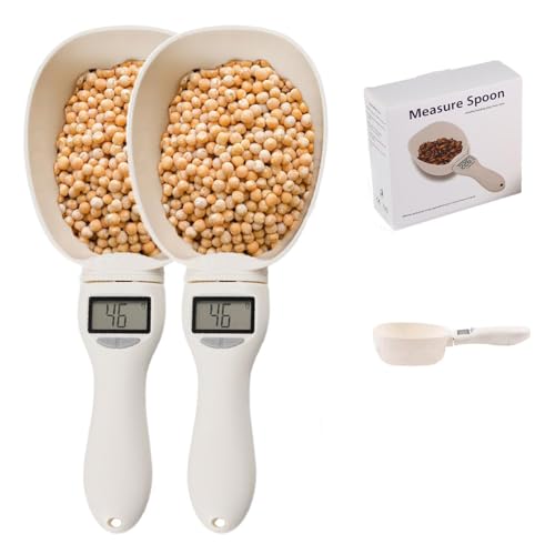 Báscula Medidora De Alimentos, Cuchara Medidora Digital, Cuchara Medidora Electrónica Para El Hogar Modelo Big Head (2pcs)