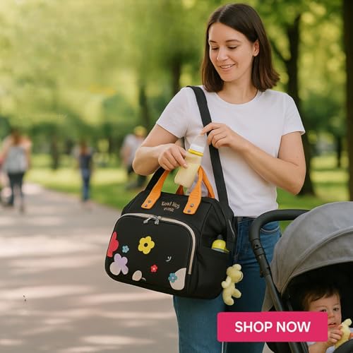 Image of Tote Diaper Bag for Mothers for Travel | Waterproof Hospital Bag for Mom | Convertible Mini Sling Backpack | Small Baby Bag for New Born Mother Essentials | Baby Shower Gifts (Blue)