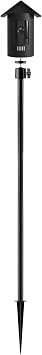 Camera Ground Stake Mount for for Ring Stick Up Cam Battery HD Security Camera, Metal Spike Pole Mount with Weatherproof Silicone Case for for Ring Stick Up Cam 3rd Generation