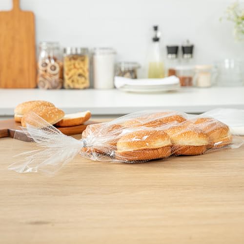 Restaurantware Bag Tek 11 Inch x 20 Inch Bread Bags 250 With Wicket Dispenser Bread Loaf Bags - Micro Perforated Freezer Safe Clear Plastic Baguette Bags Disposable by Restaurantware - Image 7