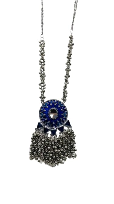 See full amazon price history chart for Pink Afgani Long Necklace Oxidised Silver Long Necklace For Women (Blue) Pink Afgani Long Necklace Oxidised Silver Long Necklace For Women (Blue) (B0CJ38W4Y5) Amazon Price History, Amazon Price Tracker