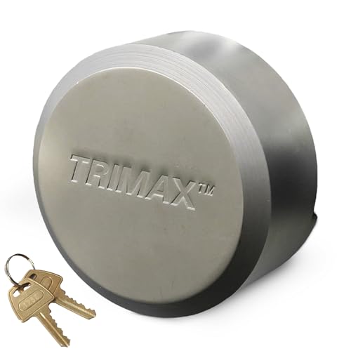 Image of THPXL Hockey Puck Door Lock - Universal Fit Padlock with Internal Shackle - Re-Keyable High-Security Lock for Commercial Doors, Trailers & Gates