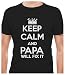 Keep Calm And PAPA Will Fix It - Funny Fathers Day Gift for Grandad, Dad T-Shirt