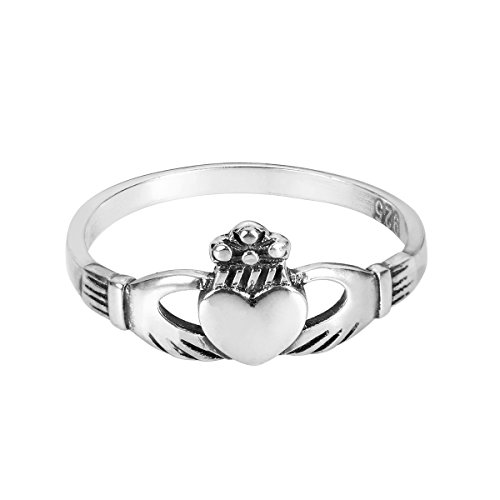 925 Sterling Silver Benediction of the Claddagh Ring (Sizes 2-14)3