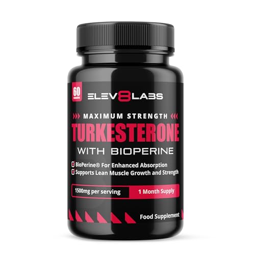 Turkesterone Capsules - 1500mg Per Serving - Vegan 60 Capsules - Natural Supplement for Muscle Strength, Endurance, and Recovery – Plant-Based Support for Men’s Fitness, Performance & Active Lifestyle