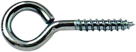 BH52432 Steel BZP, 20 mm-Lag Screw Eyes Silver Tone-Pack of 20, 20mm, 20 Piece