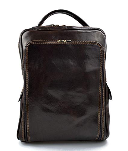 Sac à dos en cuir véritable : soulagez vos épaules avec le porté dos en cuir italien