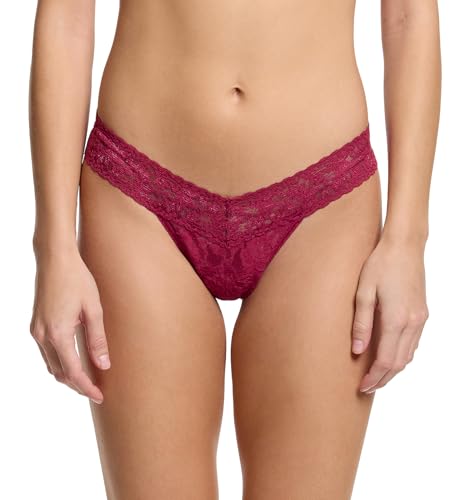 Image of hanky panky - Signature Lace Low Rise Thongs for Women | Lacy Lingerie Underwear | 3 or 5 pack