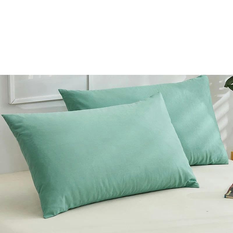 Funda de Almohada de algodón de Color sólido, 66 x 66 cm, 50 x 75 cm, Multicolor, Opcional, para Dormir, Color, 48 x 150 cm, 2 Piezas