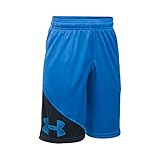 Under Armour Boys' Tech Shorts, Ultra Blue/Black, Youth Large