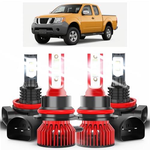 YXQQHY Fit for Nissan Frontier 2005-2021 High Low Beam, 600%