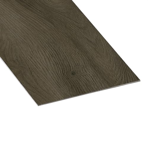 Mohawk Basics Waterproof Glue Down Flexible Vinyl Plank Flooring in Ancient Hue 2.5mm, 7.25' x 48' (58-sqft/Carton)