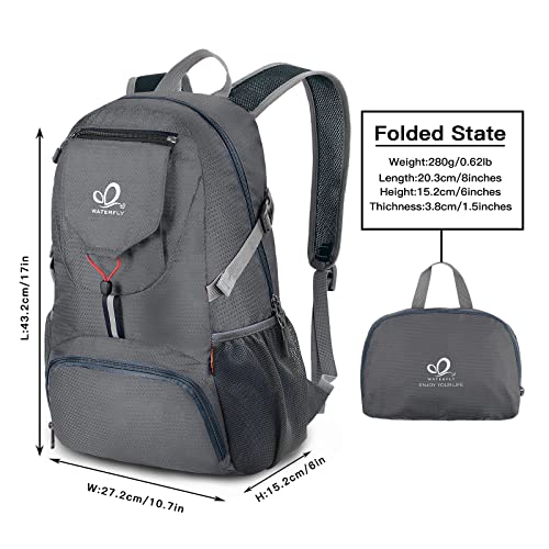 Waterfly Small Lightweight Packable Backpack: 20L Ultra Light Foldable Travel Hiking Camping Daypack Day Pack For Man Woman #TOP4