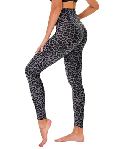High Waisted Leggings for Women - No See Through Tummy Control Cycling Workout Yoga Pants with Pockets Reg & Plus