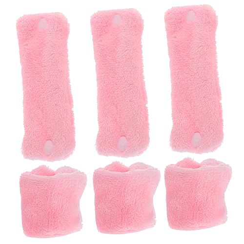 WOFASHPURET 6Pcs Coral Fleece Sleep Hair Curlers Heatless No Damage Curling Tools for Spiral Curls Comfortable and Flexible Hair Rollers for All Hair for Overnight Use