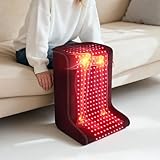 LAFCARE Red Light Therapy for Feet,Infrared Light Therapy Device for Body with Pulse Mode and Timer,450Pcs 3-1 Lamp Beads, Wearable 660nm&850nm Red Light Therapy Mat for Body at Home Office