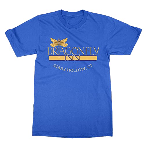 T-shirt Dragonfly Inn bleu S inspiré des séries télévisées