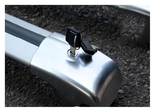 Portaequipajes techo de coche para VW ID.6 2020-2024 barras transversales con llave 2