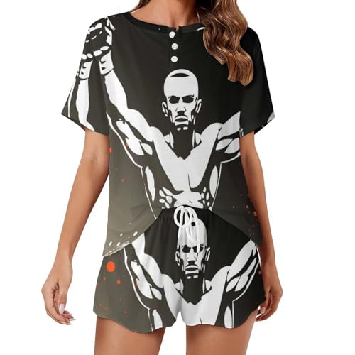 Pyjama court femme pour vos matinées ensoleillées d'été