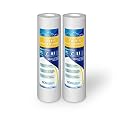 Sediment Water Filter Cartridge by Ronaqua 10"x 2.5", Four Layers of Filtration, Removes Sand, Dirt, Silt, Rust, made from Polypropylene (2 Pack, 1 Micron)