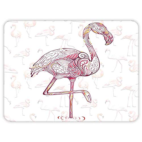 Flamingo Desen | Cam Kesme Tahtası (30 cm x 40 cm)