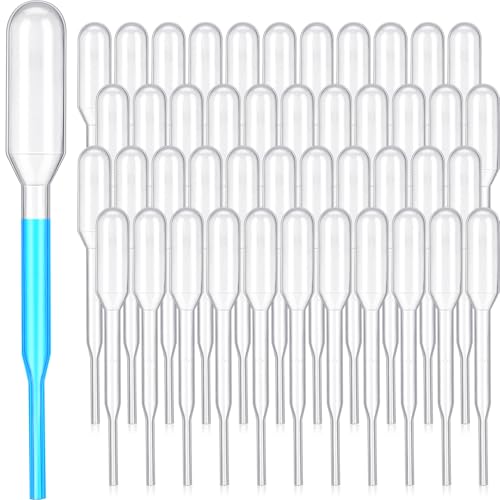 Kingdder 1000 Pcs Plastic Transfer Pipettes, 0.2 Ml Graduated Disposable