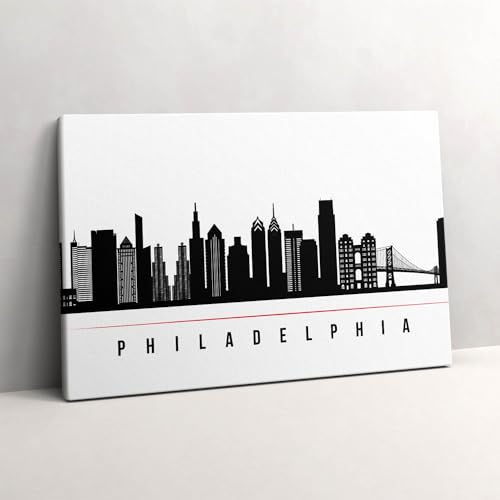 Tableau Philadelphie 60x40cm - Peinture murale sur toile