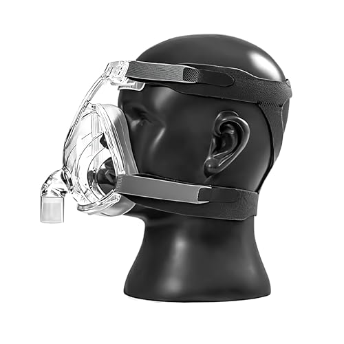 OTICA F2 CPAP Mask Bipap Mask Full Face Mask Compatible With All Brand Machine(Small)