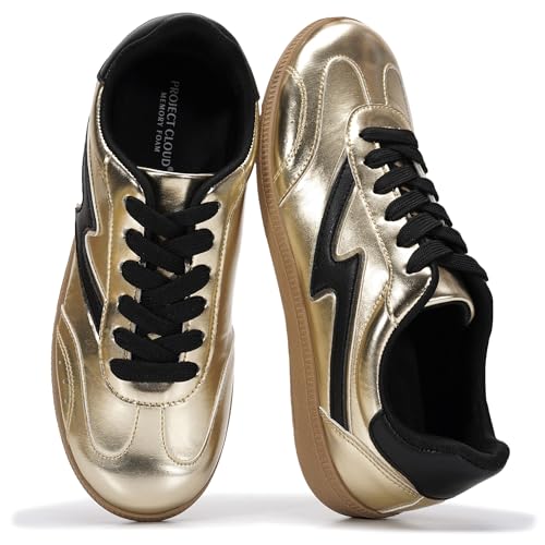 Image of Project Cloud Non-Slip Fashion Sneakers for Women, Lace-Up Shoes