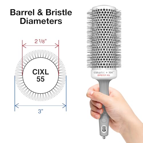Olivia Garden Ceramic + Ion Speed XL Extra-Long Barrel Hair Brush CIXL-55 (2 1/8)