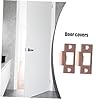 Angoily 4pcs Stainless Steel Door Guide Plates Strike Plate Lock for Upvc Door Lock Striker #2