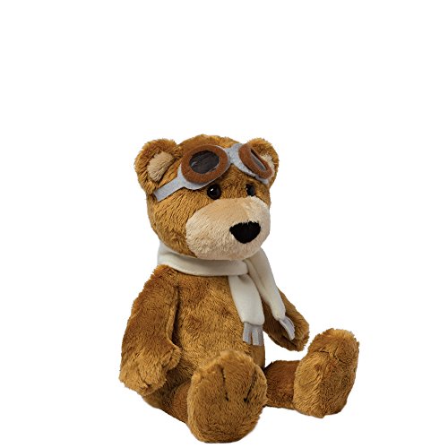 Manhattan Toy Aviator Teddy Bear 12" Stuffed Animal Plush With Soft Goggles And Scarf #TOP5