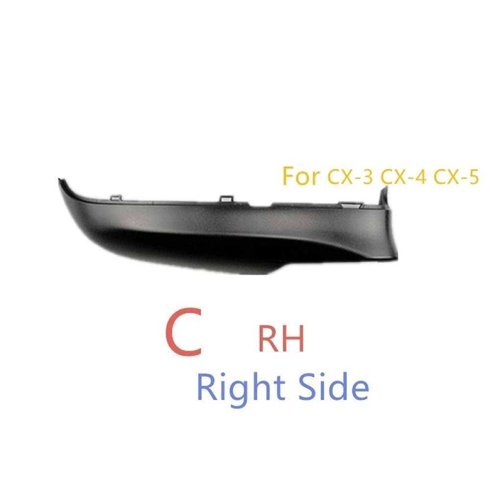 Copertura inferiore specchietto laterale auto Specchietto retrovisore Alloggiamento telaio adatto per Mazda CX-5 2015 2016 adatto per Mazda CX-3 2016 2017 2018 2019-C_Right