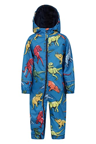 Mountain Warehouse Puddle Kids Waterproof Rain Suit Dino Blue 18-24 Months #TOP21