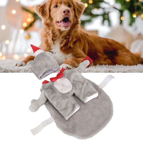 Traje Engraçado Adorável do Cão do Natal, Roupa Macia Respirável do Gato Roupas do Cosplay do Animal