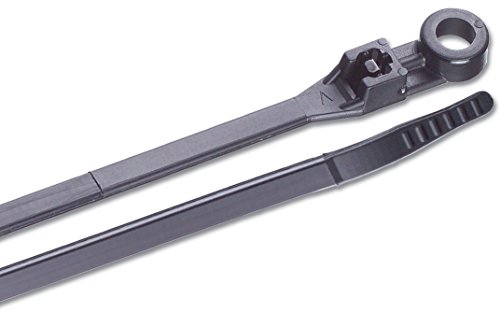 Câble tie ANCOR 14'' UV BLACK lot de 100 attaches noires pour fixation de câbles extérieurs