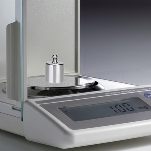 SEUICYNE 8 Stück Kalibriergewichte M2, 1kg Kalibriergewichte Set, 500g 200g 100g 50g 20g 10g Kalibrierung Gramm Gewicht Set mit Pinzette Präzisionsstahl Balancen Gewichte Satz für Digitalwaagen