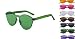 Retro Fashion Sunglasses NYC Clear Green
